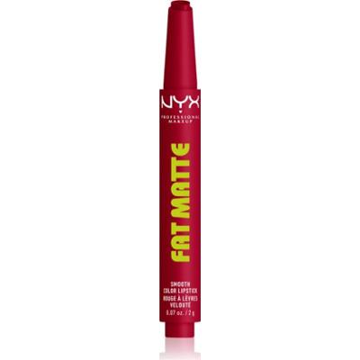 NYX Professional Makeup Fat Matte balsam do ust z efektem matującym Scarlet Snuggles 2 g