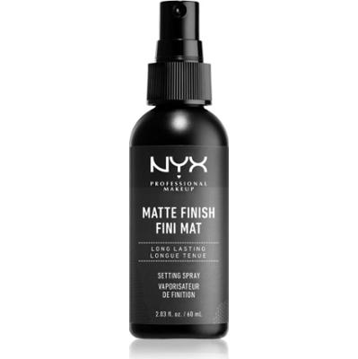 NYX Professional Makeup Makeup Setting Spray Matte spray utrwalający 01 Matte Finish / Long Lasting 60 ml