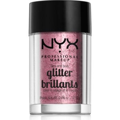 NYX Professional Makeup Face & Body Glitter Brillants brokat do twarzy i ciała odcień 02 Rose 2.5 g