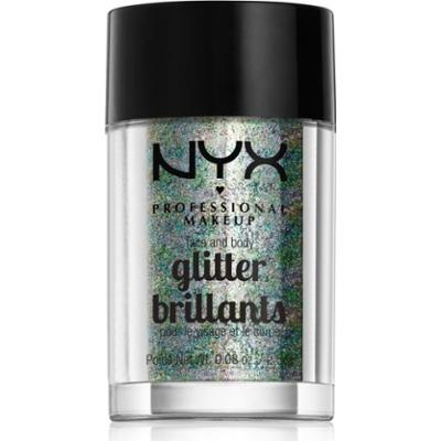 NYX Professional Makeup Face & Body Glitter Brillants brokat do twarzy i ciała odcień 06 Crystal 2.5 g