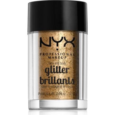 NYX Professional Makeup Face & Body Glitter Brillants brokat do twarzy i ciała odcień 08 Bronze 2.5 g