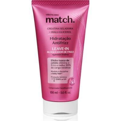 oBoticário Match. Anti-Frizz odżywka bez spłukiwania o działaniu nawilżającym 150 ml