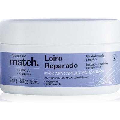 oBoticário Match. Blonde Repair maseczka regenerująca do włosów blond 250 g