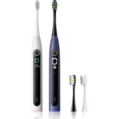 Oclean X Lite Duo Set szczoteczka soniczna + zapasowa główka Blue+Grey