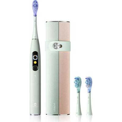 Oclean X Ultra 20 Set szczoteczka soniczna + 2 zapasowe końcówki z etui podróżnym Green