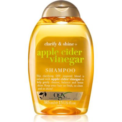 OGX Apple Cider Vinegar szampon oczyszczający do nabłyszczania i zmiękczania włosów 385 ml