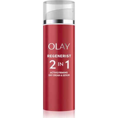 Olay Regenerist 2 in 1 Day Cream & Serum ujędrniający krem na dzień i serum przeciw zmarszczkom 2w1 50 ml