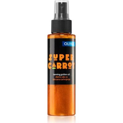 Olival SUPER Carrot Golden Oil olejek z brokatem przyśpieszający opalanie 100 ml