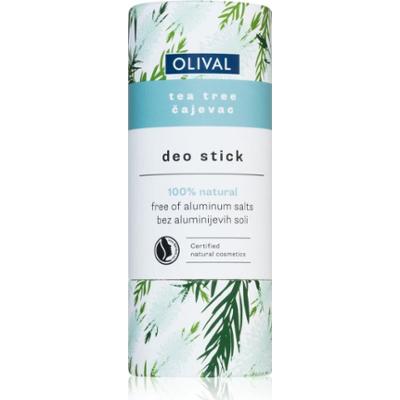 Olival Natural Tea Tree dezodorant w sztyfcie bez dodatku soli aluminium 40 g