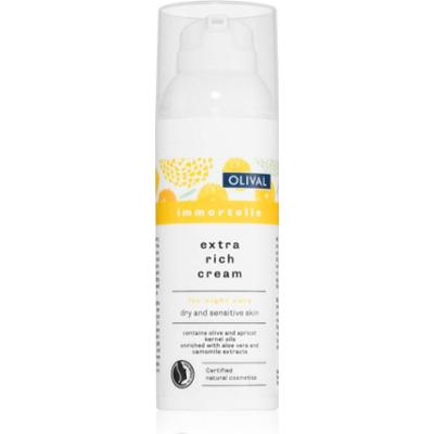 Olival Immortelle Extra Rich Cream krem odżywczy na noc do cery wrażliwej i suchej 50 ml