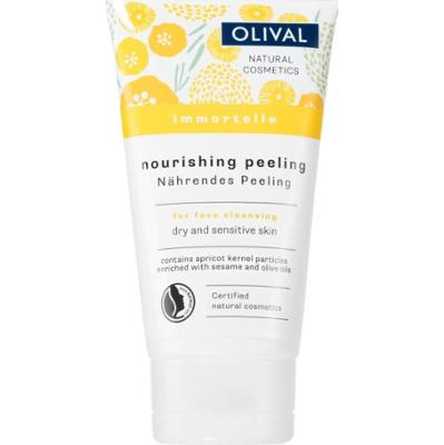 Olival Immortelle Nourishing Peeling delikatny peeling do twarzy dla skóry suchej i wrażliwej 75 ml