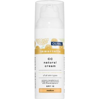 Olival Immortelle Natural nawilżający krem CC SPF 12 odcień Medium 50 ml