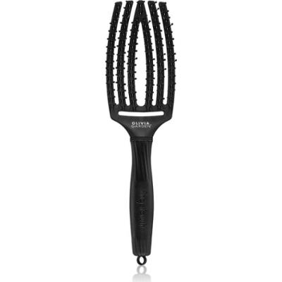 Olivia Garden Fingerbrush Double Bristles płaska szczotka dla łatwego rozczesywania włosów 1 szt.