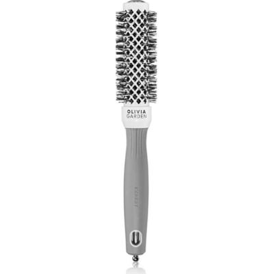 Olivia Garden Expert Shine Wavy Bristles White&Grey szczotka do włosów průměr 25 mm 1 szt.