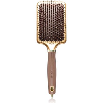 Olivia Garden Rectangular Paddle szczotka dla łatwego rozczesywania włosów Gold&Brown 1 szt.