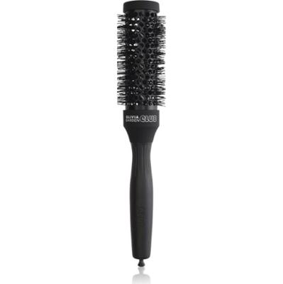 Olivia Garden Club The Glow Blowout Ceramic Round Brush Black okrągła szczotka do włosów S 1 szt.