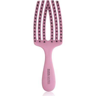 Olivia Garden Club The Nomad Detangling&Shine Fingerbrush​ płaska szczotka do włosów Pink 1 szt.