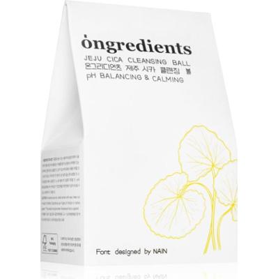 Ongredients Jeju Cica Cleansing Ball mydło oczyszczające do twarzy o działaniu uspokajającym 110 g