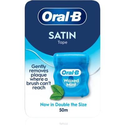 Oral-B Satin Tape Waxed Mint nić dentystyczna mięta 50 m