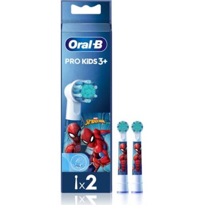 Oral-B PRO Kids 3+ końcówki wymienne do szczoteczki do zębów dla dzieci Spiderman 2 szt.