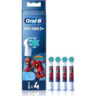 Oral-B PRO Kids 3+ końcówki wymienne do szczoteczki do zębów dla dzieci Spiderman 4 szt.