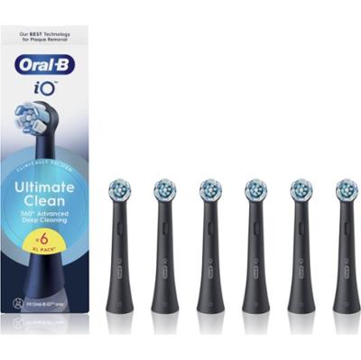 Oral-B iO Ultimate Clean końcówki wymienne do szczoteczki do zębów Black 6 szt.