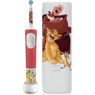 Oral-B PRO Kids 3+ The Lion King elektryczna szczoteczka do zębów z futerałem dla dzieci 1 szt.