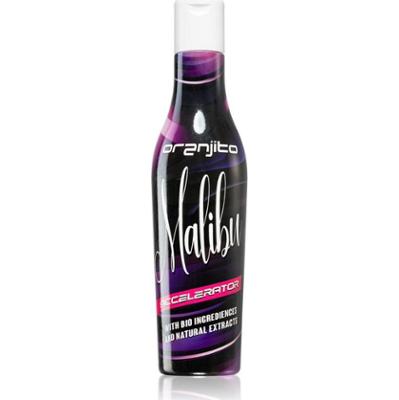 Oranjito Malibu Accelerator mleczko do opalania w solarium z biokomponentami i przyspieszaczem opalania unisex z zapachem White Tea 200 ml