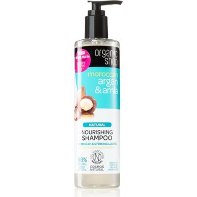 Organic Shop Natural Moroccan Argan & Amla szampon odżywczy do włosów zniszczonych i farbowanych 280 ml