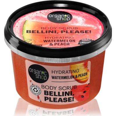Organic Shop Bellini, please! nawilżający peeling do ciała zapachy watermelon & peach 250 ml