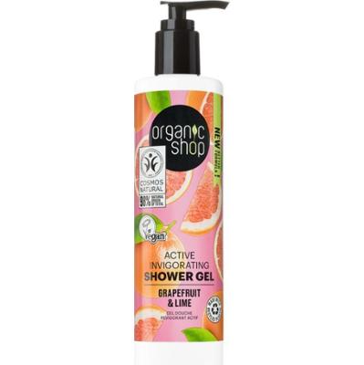 Organic Shop Grapefruit & Lime aktywny żel pod prysznic 280 ml