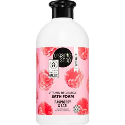 Organic Shop Organic Raspberry & Acai witaminowa piana do kąpieli 500 ml