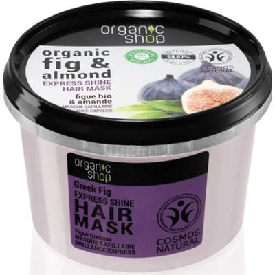 Organic Shop Organic Fig & Rosehip maseczka pielęgnująca do nabłyszczania i zmiękczania włosów 250 ml