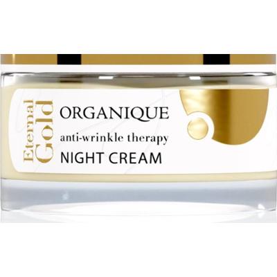 Organique Eternal Gold Anti-Wrinkle Therapy nawilżający krem przeciwzmarszczkowy na noc 50 ml