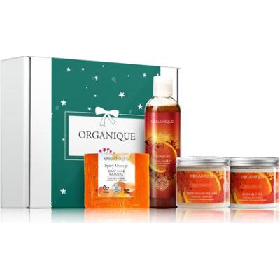 Organique Gift Set Cozy Winter Spice świąteczny zestaw prezentowy do ciała