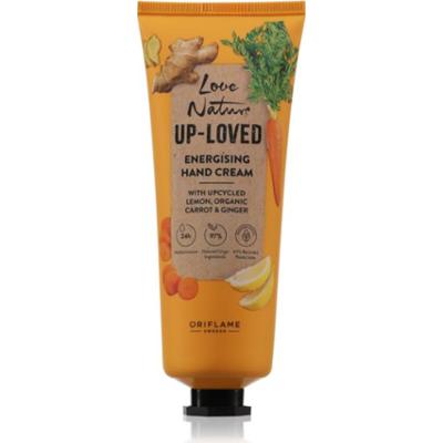Oriflame Love Nature Up-Loved Upcycled Lemon & Organic Carrot & Ginger krem nawilżający do rąk 75 ml