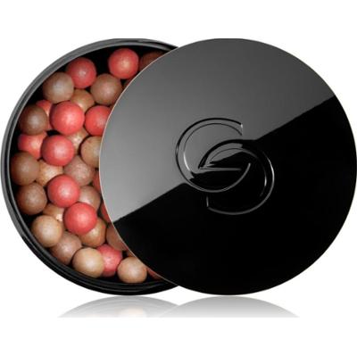 Oriflame Giordani Gold Serum Pearls rozświetlający puder w perełkach błyszczący odcień Strobe Peach 22 g
