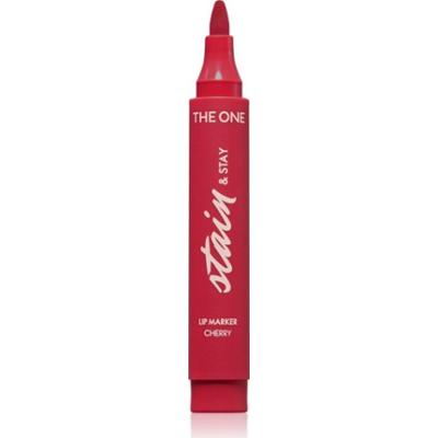 Oriflame The One Stain & Stay szminka trwała w markerze odcień Cherry 2.5 g