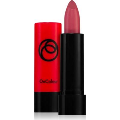 Oriflame OnColour kremowa szminka do ust opakowanie podróżne odcień Rosy Pink 2,5 g
