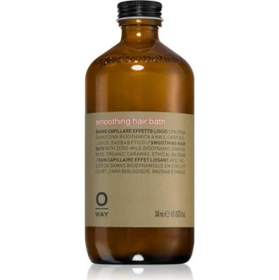 Oway Smooth+ Hair Bath szampon wygładzający do włosów suchych, trudno poddających się stylizacji 240 ml