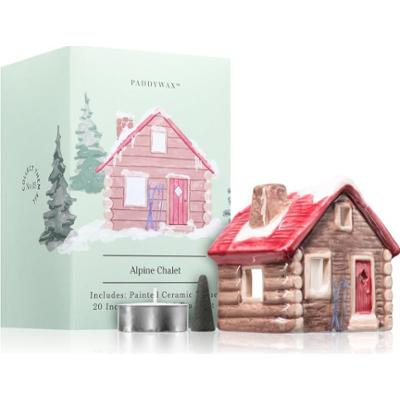 Paddywax Ceramic Houses Alpine Chalet zestaw upominkowy
