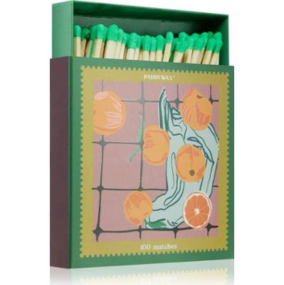 Paddywax Jumbo Boxed Oranges zapałki 100 ks 1 szt.