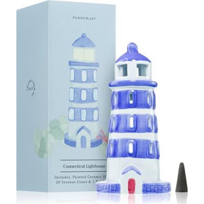 Paddywax Painted Ceramic House Connecticut Lighthouse zestaw upominkowy