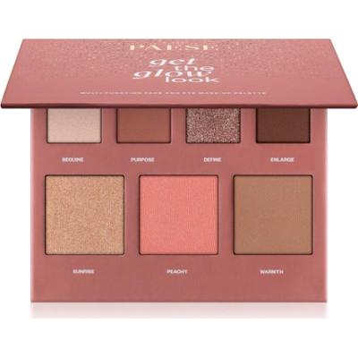 Paese Get The Glow Look Face And Eye Make-up Palette paleta wielofunkcyjna do twarzy i okolic oczu 16 g