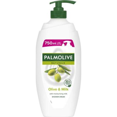 Palmolive Naturals Olive żel kremowy pod prysznic i do kąpieli z ekstraktem z oliwek z pompką 750 ml