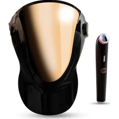 PALSAR7 Exclusive Set Professional LED Mask & Galvanic Iron zestaw w korzystnej cenie Black/Gold