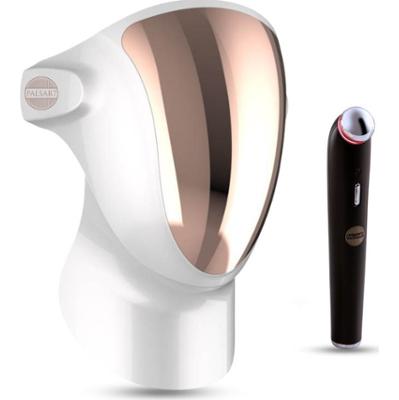 PALSAR7 Exclusive Set Professional LED Mask & Galvanic Iron zestaw w korzystnej cenie White/Gold
