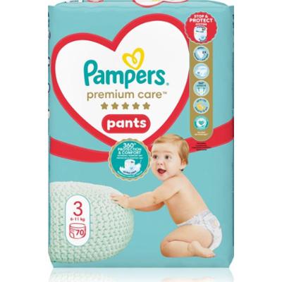 Pampers Premium Care Pants Size 3 jednorazowe pieluchomajtki 6-11 kg 70 szt.