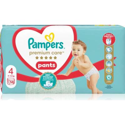 Pampers Premium Care Pants Size 4 jednorazowe pieluchomajtki 9-15 kg 58 szt.
