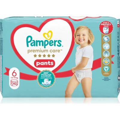 Pampers Premium Care Pants Size 6 jednorazowe pieluchomajtki 13-19 kg 42 szt.